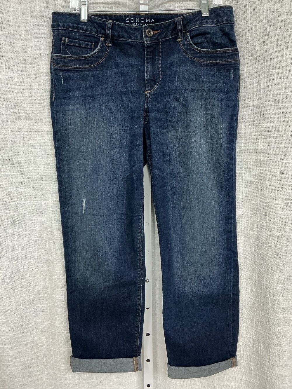 Sonoma Dark Indigo Boyfriend Capri